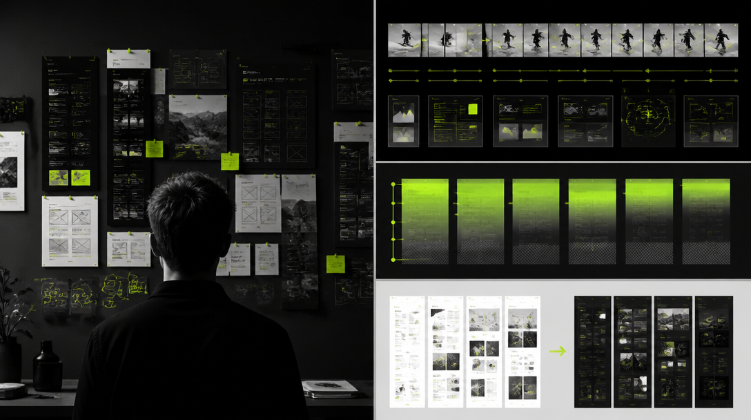 Landing Pages Need Motion Proof, Not More Sections - in-article production visual 2