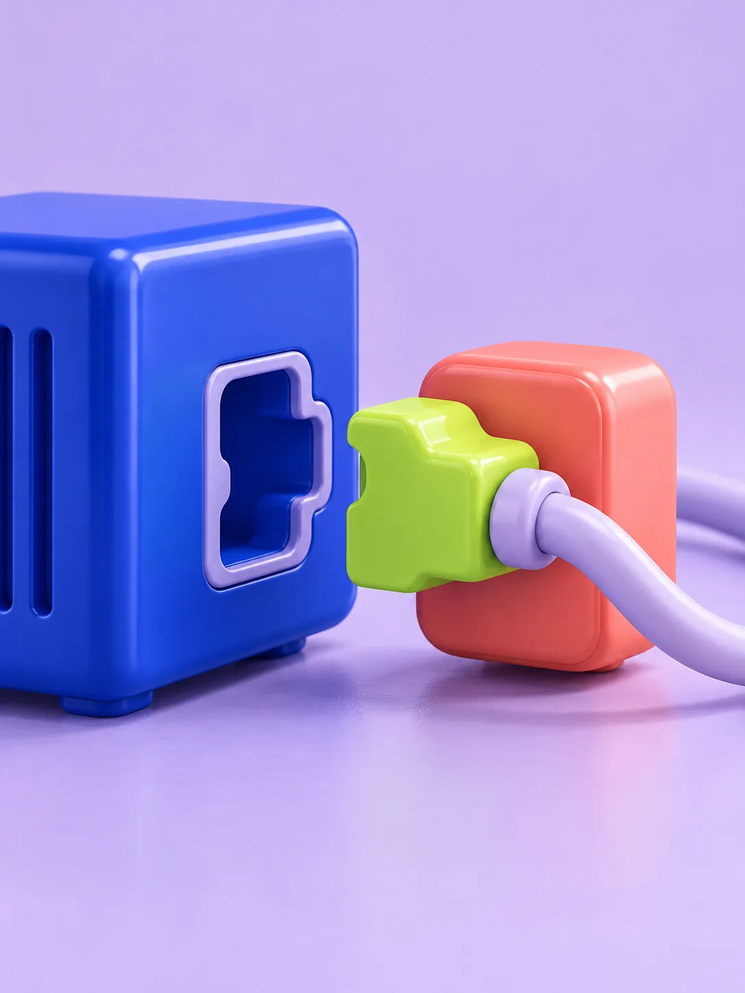 A matching connector and interface