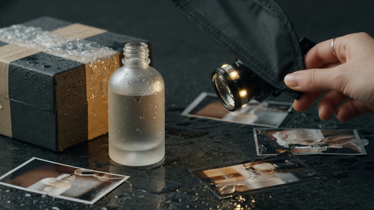 Filmový produktový setup pro AI video reklamy e-commerce značky